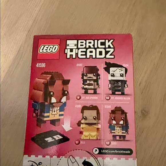 Lego Brick Headz Disney beast set 41598 new in sealed box 116 pieces rare - Picture 6 of 6